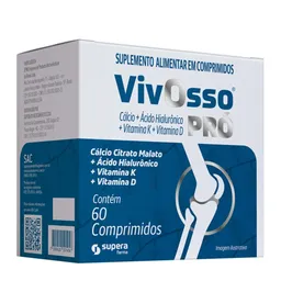 Suplemento Alimentar VivOsso Pró Supera Farma 60 Comprimidos