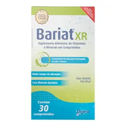 Suplemento Alimentar Bariat Xr 30 Comprimidos De Liberação Prolongada