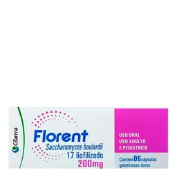 Antidiarreico Florent 200mg 6 Cápsulas