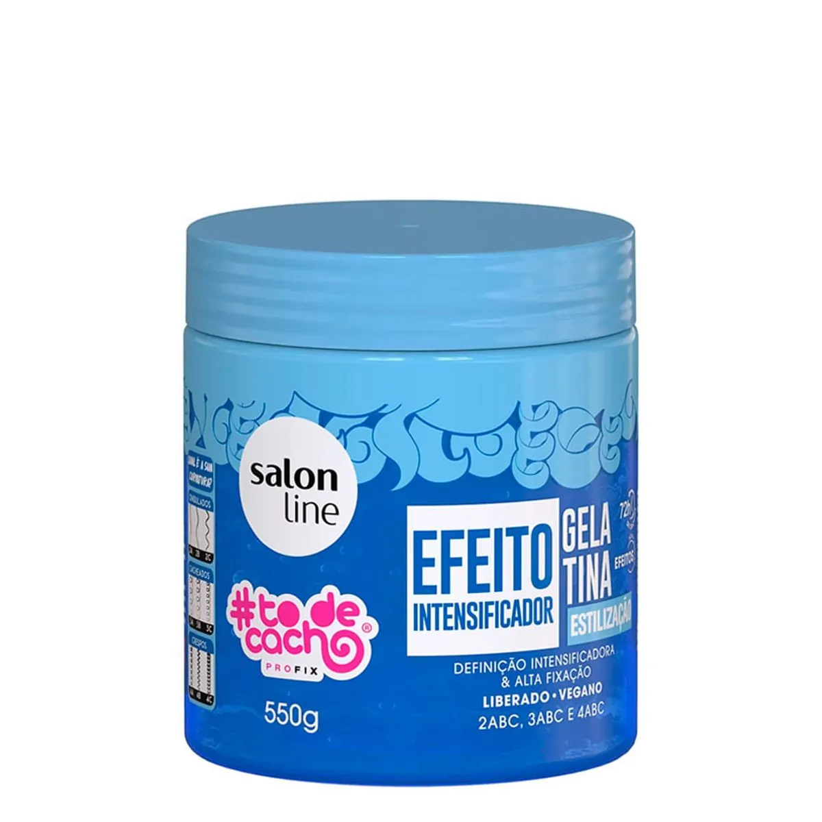 Gelatina Capilar #Todecacho Efeito Intensificador Salon Line 550g