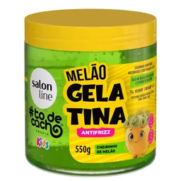 Gelatina Antifrizz #Todecacho Kids Melão Salon Line 550g