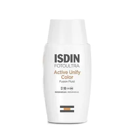 Protetor Solar Facial Isdin FPS 99 Fotoultra Active Unify Color 50ml Fluído