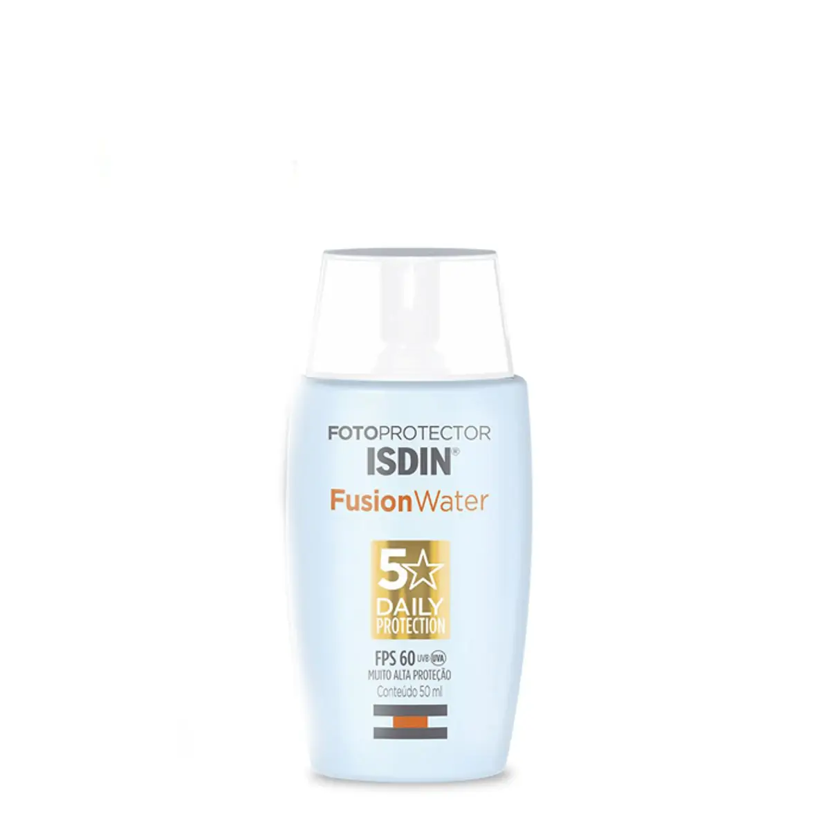 Protetor Solar Facial Isdin FPS 60 Fusion Water Daily Protect 50ml