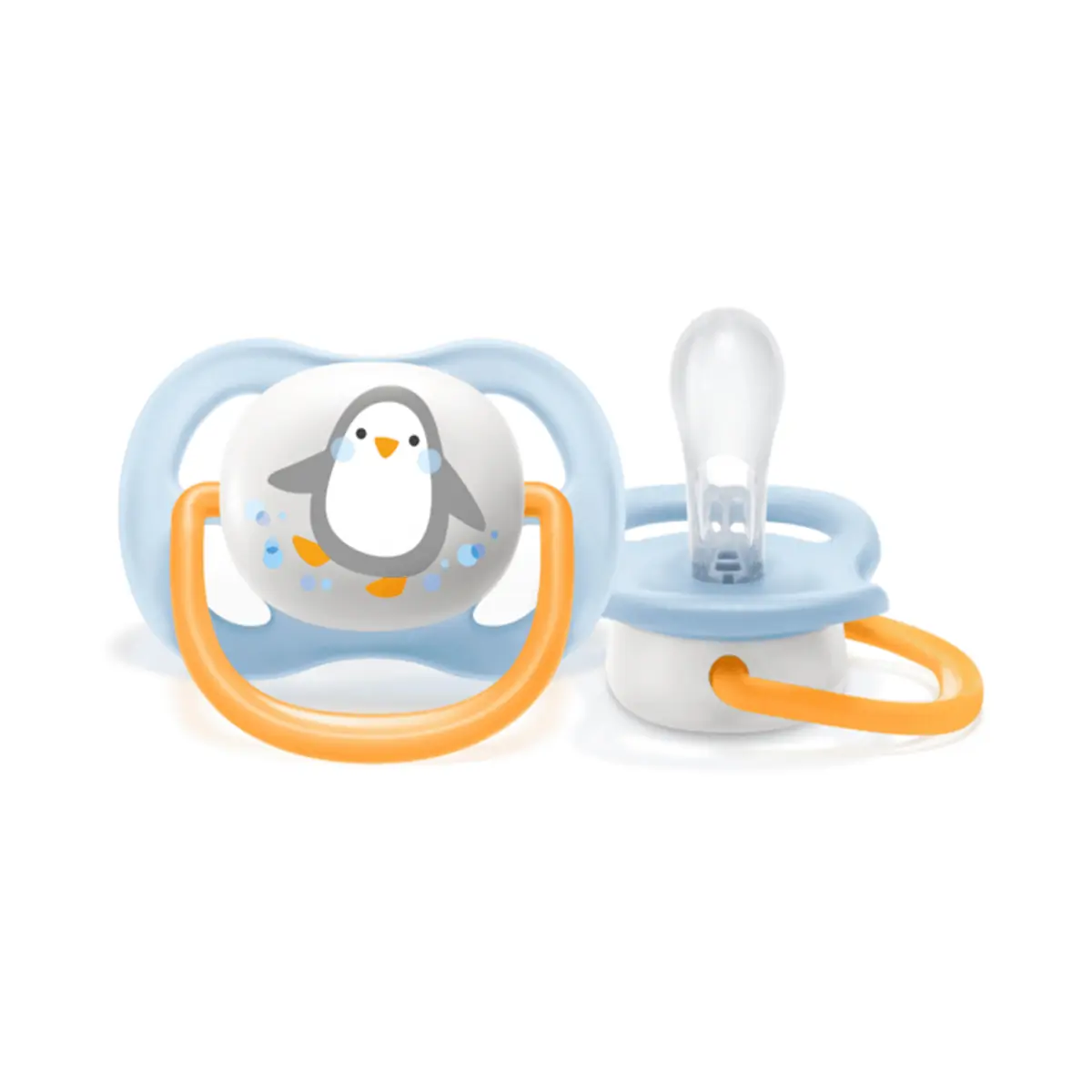 Chupeta Avent Azul Com Pinguim 0-6 Meses 1 Unidade