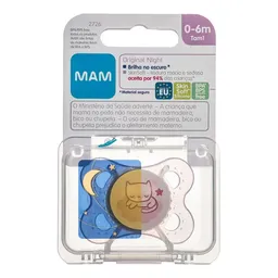 Chupeta Mam Original Night 0-6 Meses Rosa 1 Unidade