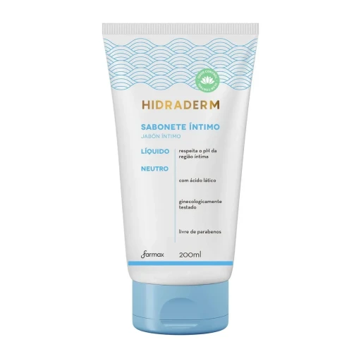 Sabonete Íntimo Líquido Hidraderm Neutro 200ml Farmax
