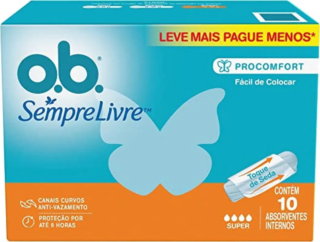 Absorvente Interno OB Super 10 Unidades
