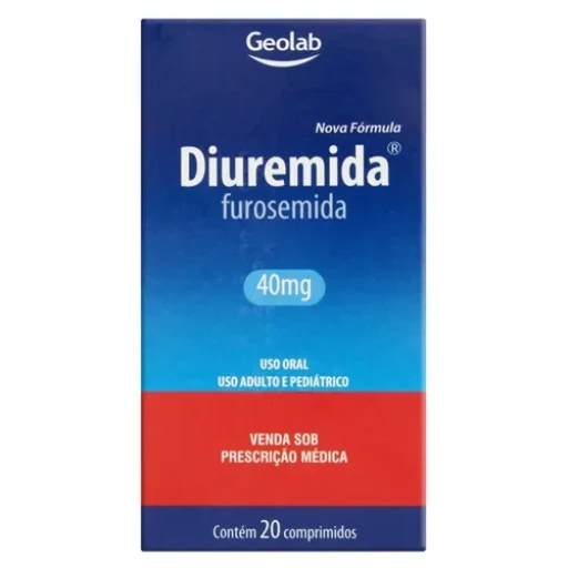 Diuremida 40mg Comprimido 30 Unidades - Geolab