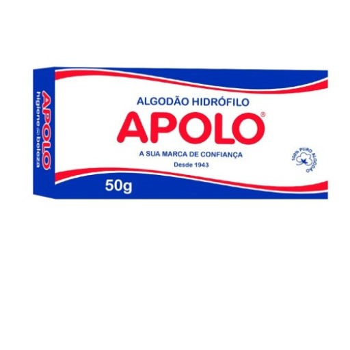 Algodão Hidrofílico Apolo 50 g