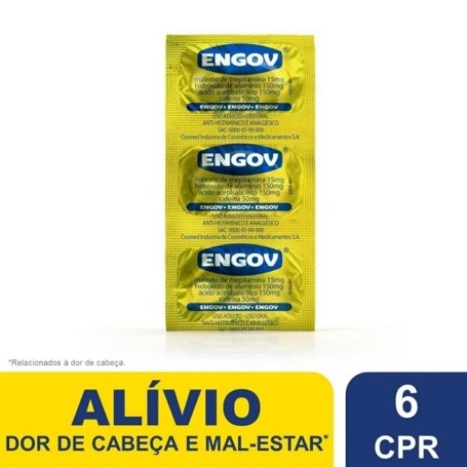Engov 6 Comprimidos