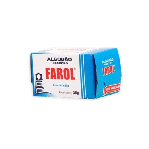 Algodão Hidrófilo Farol Caixa 25 g
