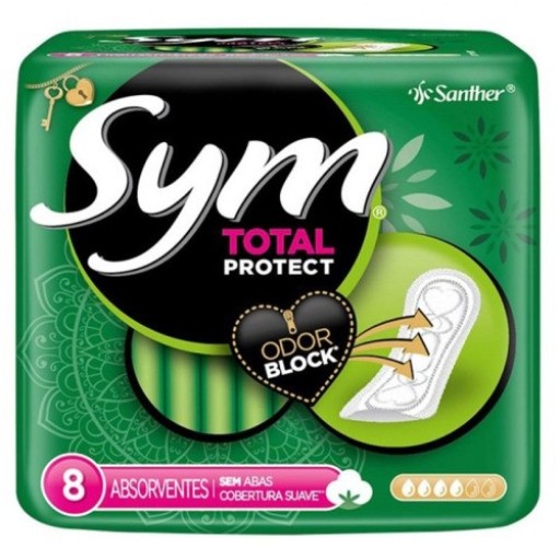 Absorvente Sym Suave Sem Abas 8 Unidades