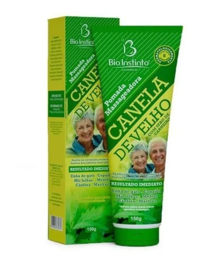 Pomada Massageadora Canela de Velho com Sebo de Carneiro Bio Instinto 150 g