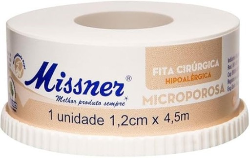 Fita Microporosa Missner 1.2cm x 4.5m