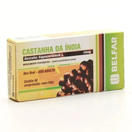 Castanha da Índia 100mg com 30 Comprimidos Revestidos Belfar