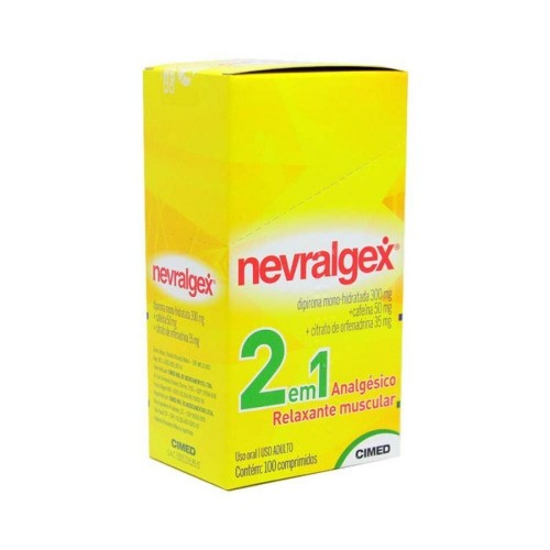 Nevralgex 300mg + 50mg + 35mg Cimed 100 Comprimidos