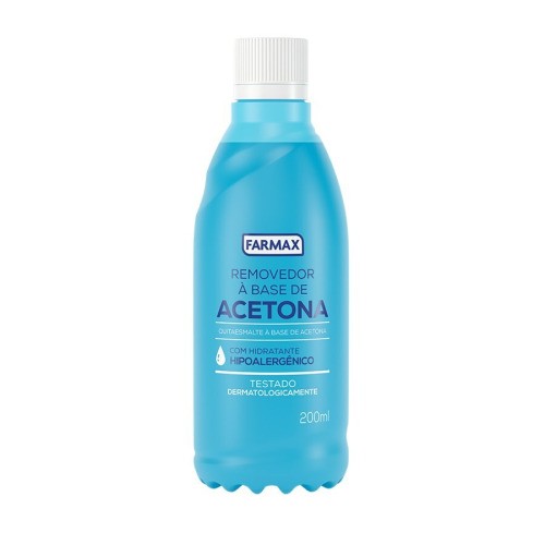 Removedor de Esmalte Acetona Farmax 200ml