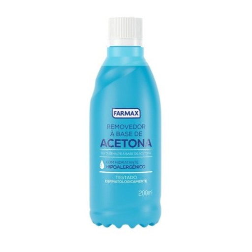 Removedor de Esmalte Acetona Farmax 200ml