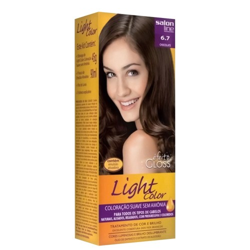 Tintura Semi Permanente Light Color Salon Line 6.7 Chocolate