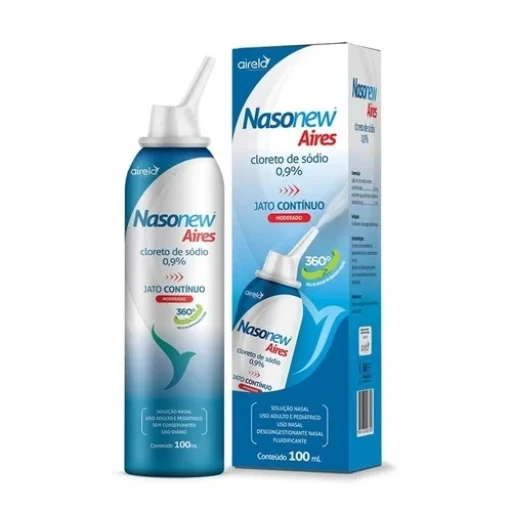 Spray Nasal Nasonew Aires 0,9% Jato Contínuo Moderado 100ml