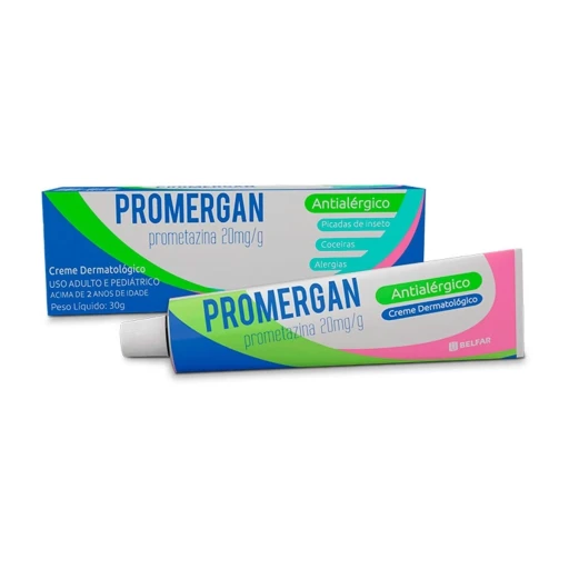 Promergan Creme Dermatológico 20mg/g 30g