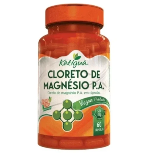Cloreto de Magnésio P.A. 500 mg 60 Cápsulas Katiguá