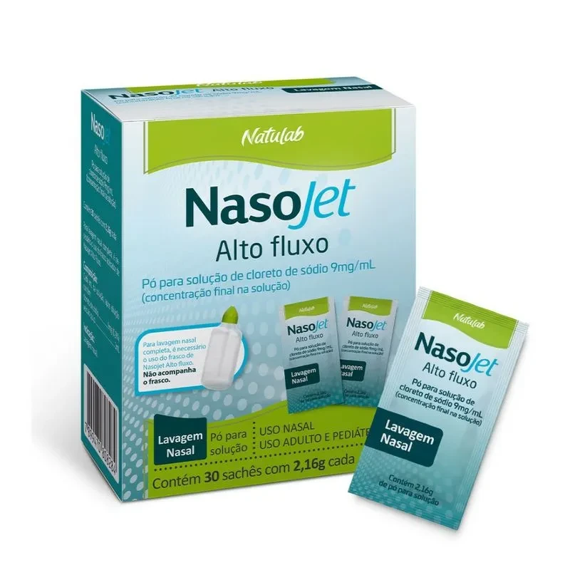 Nasojet Refil Alto Fluxo 30 Sachês 2.16g