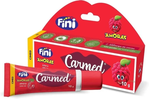 Hidratante Labial Carmed Fini Amora Claro 10g