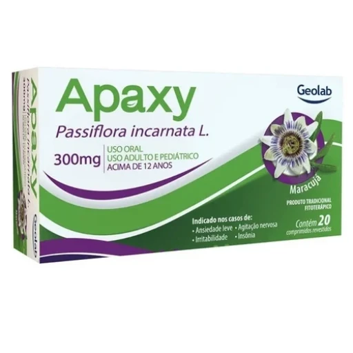 Apaxy 300mg Caixa com 20 Comprimidos Revestidos Geolab