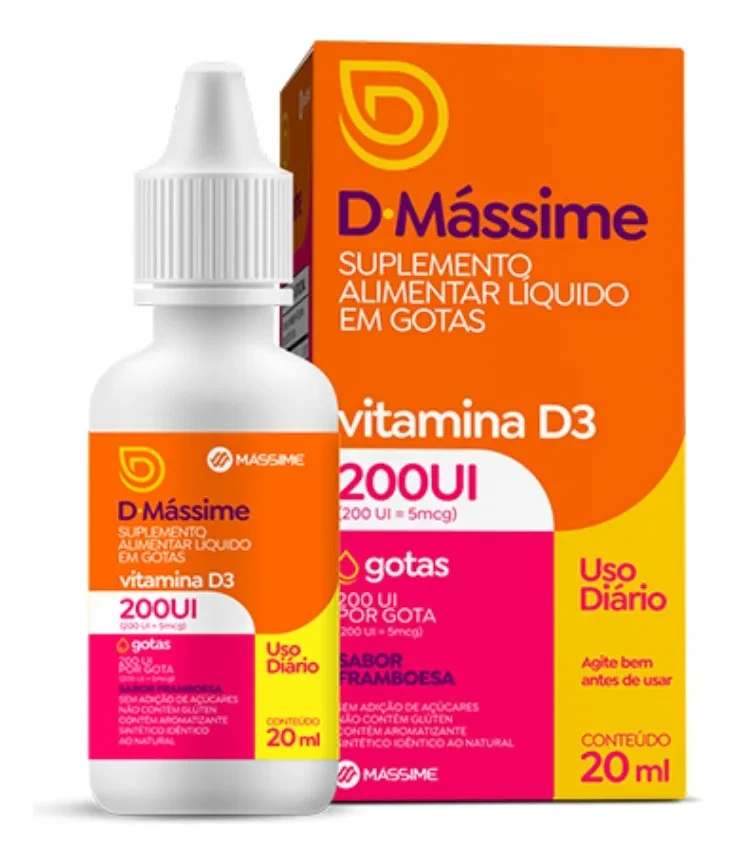 Vitamina D3 Massime 200 UI por Gota 20 ml