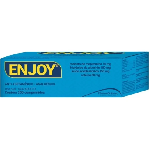 Enjoy 150mg + 150mg + 15mg + 50mg Caixa com 200 Comprimidos
