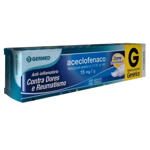 Aceclofenaco 15mg Genérico Germed 30g Creme