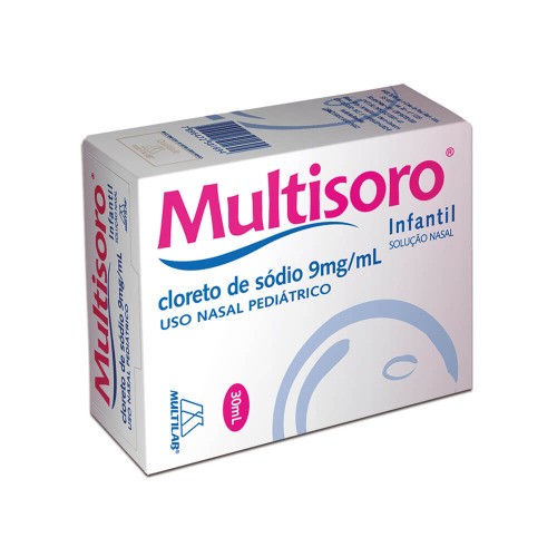 Multisoro Infantil 9mg + 0,1mg Solução Nasal 30ml