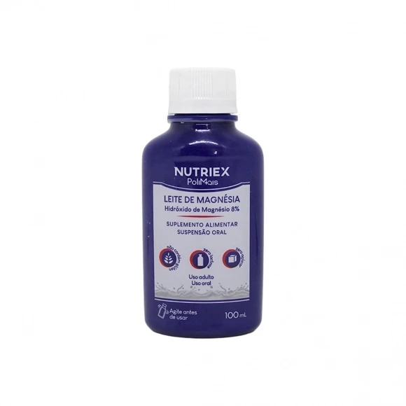 Leite de Magnésia PoliMais Nutriex 100ml