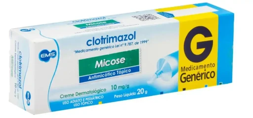 Antifúngico e Antimicótico Clotrimazol 10mg/g Genérico EMS 20g