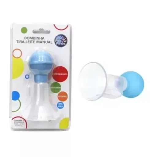 Bombinha Tira Leite Manual Azul Pais & Filhos