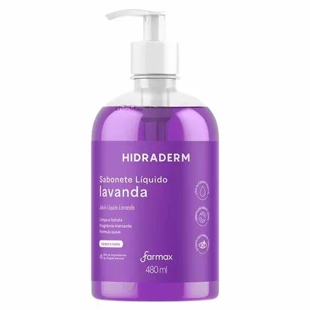 Sabonete Líquido Hidraderm Lavanda 480ml