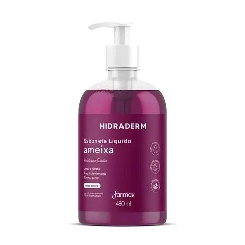 Sabonete Líquido Hidratante Hidraderm Ameixa 480ml