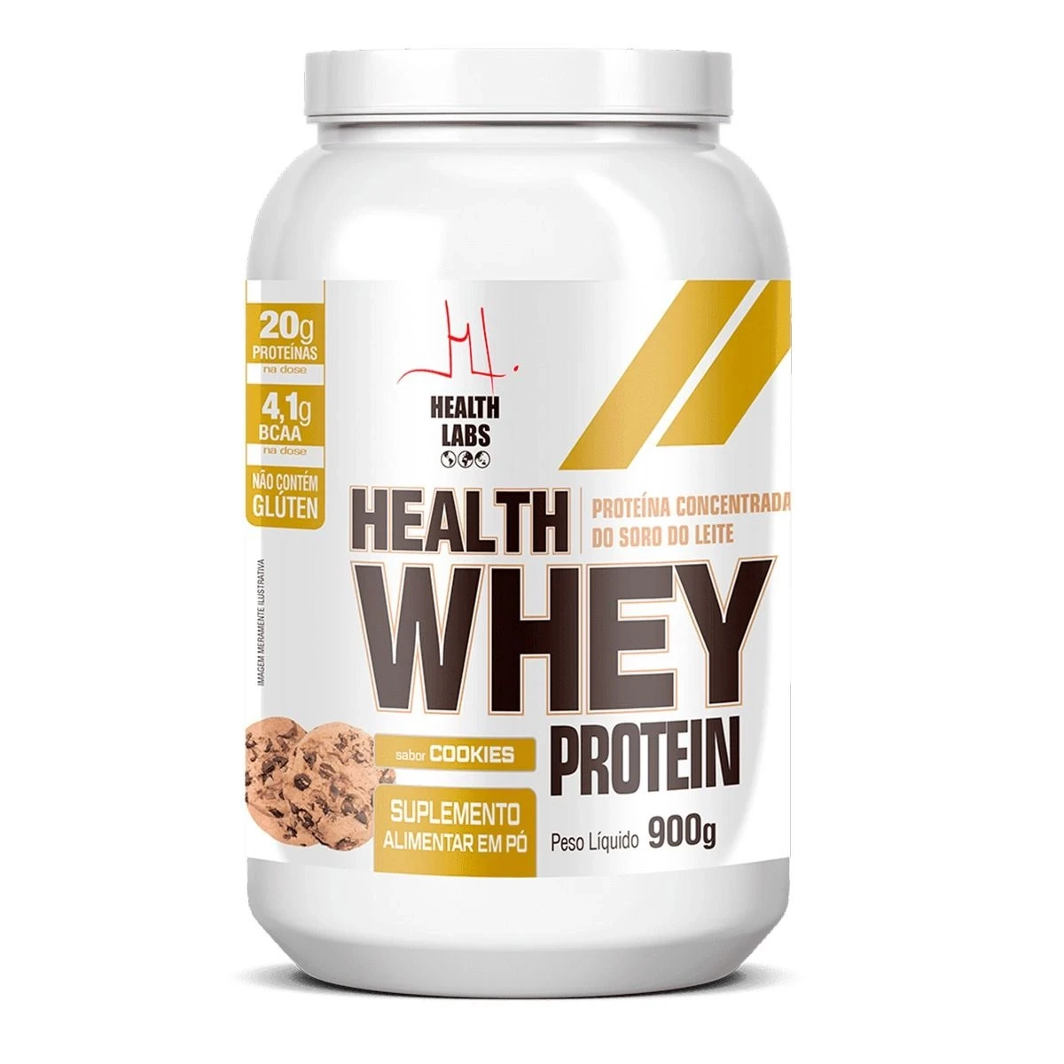 Whey Protein Health Labs Sabor Cookies 900g