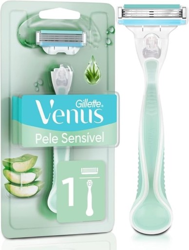 Gillette Venus Pele Sensível Aparelho de Depilação 1 Unidade
