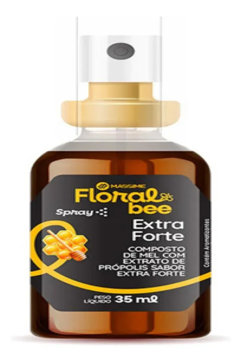 Extrato de Própolis Extra Forte Spray 35ml Sabor Menta Floralbee