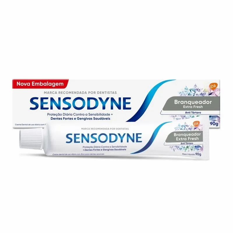 Creme Dental Branqueador Sensodyne Extra Fresh 90g