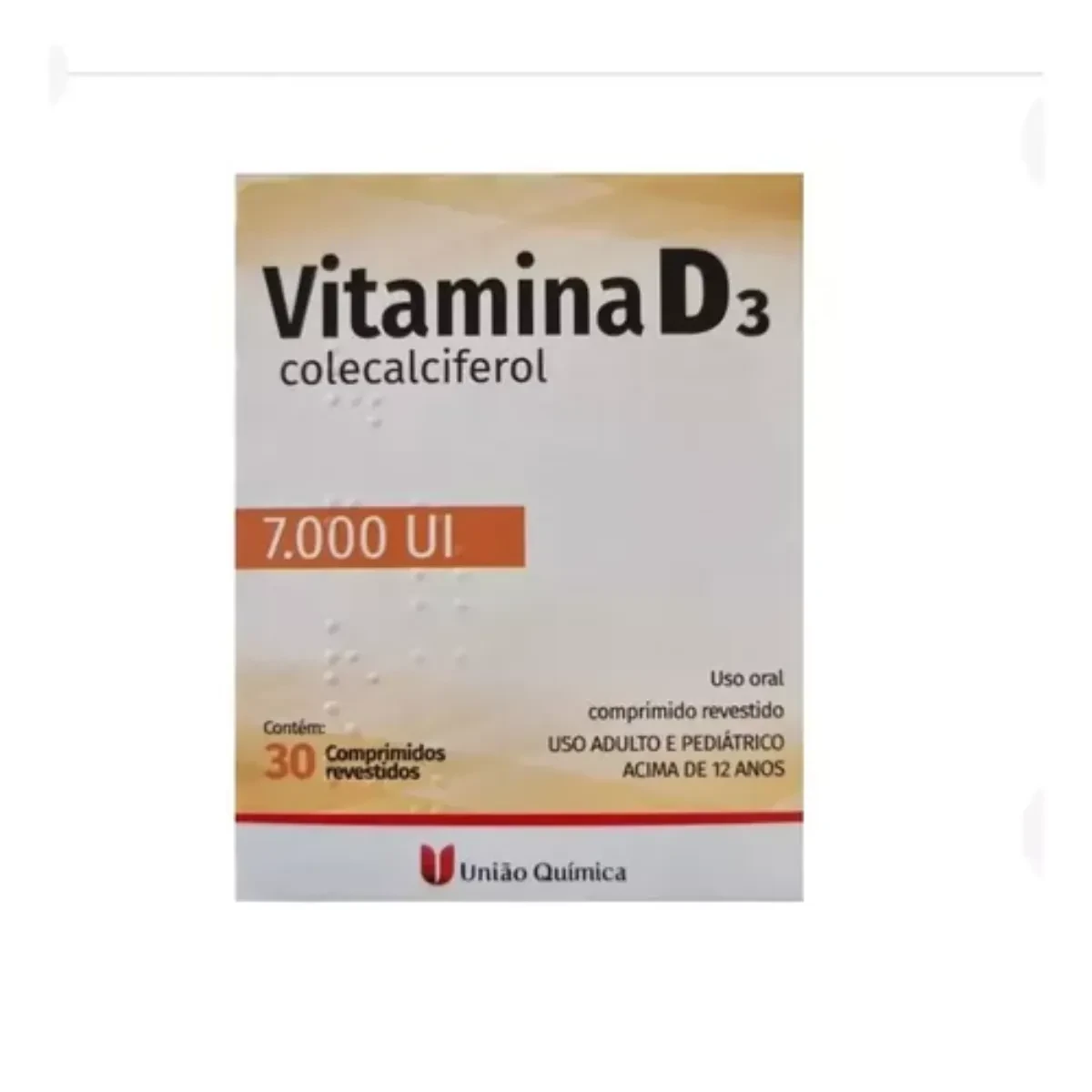 Vitamina D 7.000 UI - 30 comprimidos | União Química