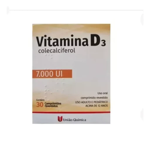 Vitamina D 7.000 UI - 30 comprimidos | União Química