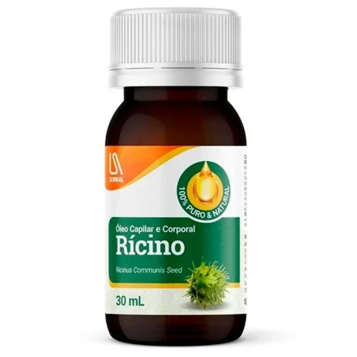 Óleo de Rícino 100% Puro Sobral 30ml