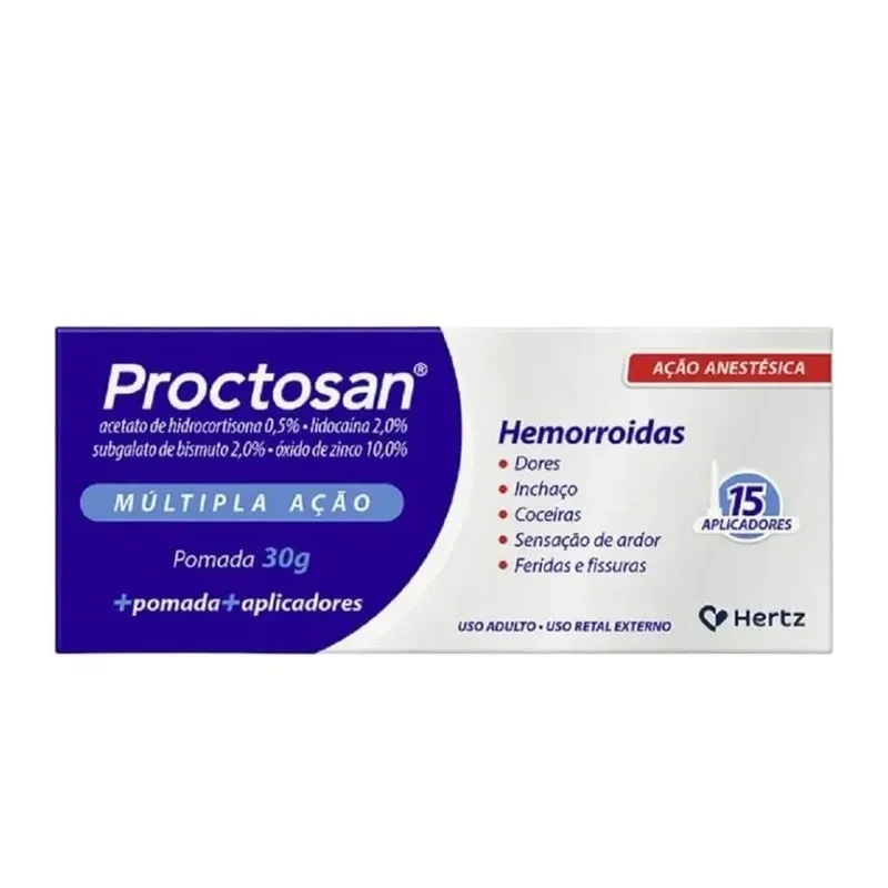 Proctosan Pomada 30g com 15 Aplicadores