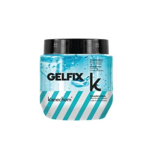 Gel Fix Kanechom Azul 230g Brilho Molhado