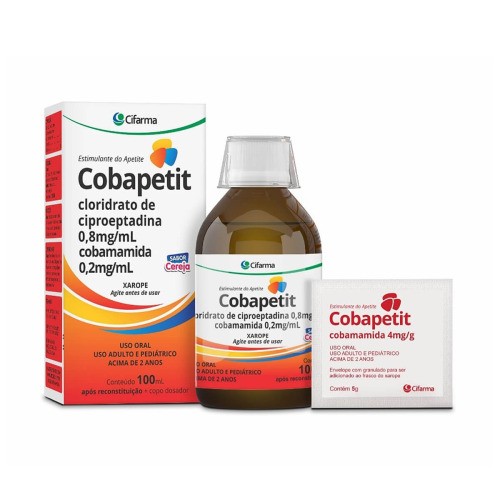 Cobapetit Xarope 0,8 mg/mL + 0,2 mg/mL 100 mL Cifarma