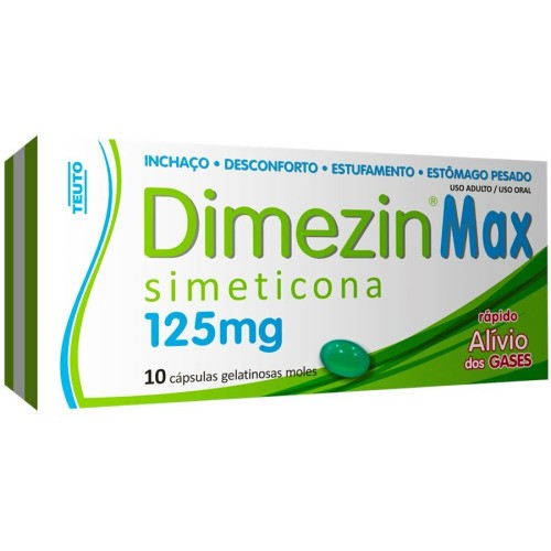 Dimezin 125mg 10 Cápsulas Teuto