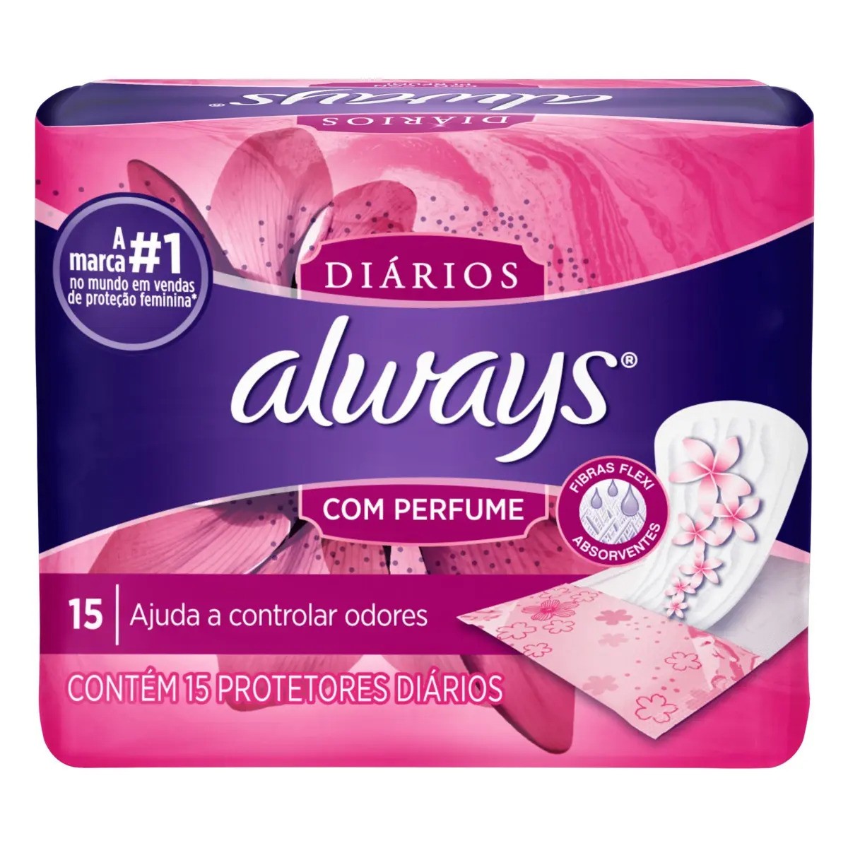 Protetores diários Always com Perfume 15 u